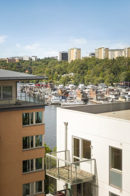 Balkong eller utsiktsbild