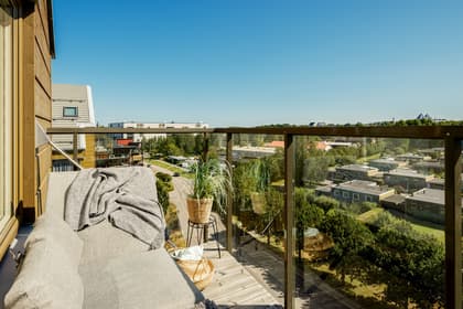 Balkong eller utsiktsbild