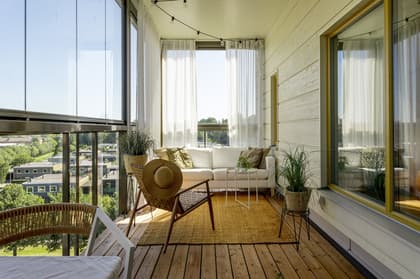 Balkong eller utsiktsbild