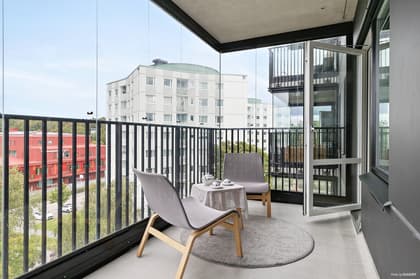 Balkong eller utsiktsbild