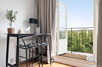 Balkong eller utsiktsbild