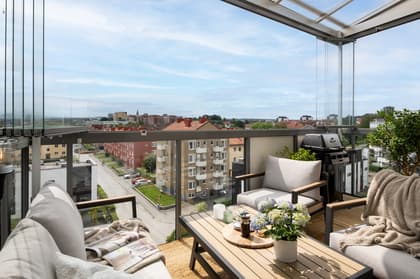 Balkong eller utsiktsbild