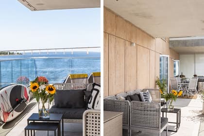 Balkong eller utsiktsbild