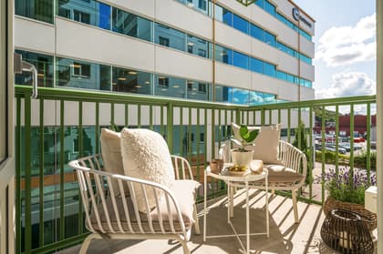 Balkong eller utsiktsbild