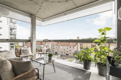 Balkong eller utsiktsbild