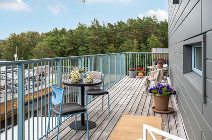 Balkong eller utsiktsbild