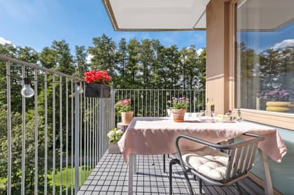 Balkong eller utsiktsbild