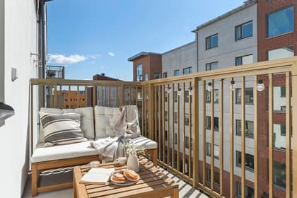 Balkong eller utsiktsbild