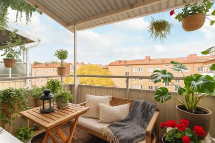 Balkong eller utsiktsbild