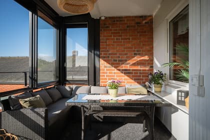 Balkong eller utsiktsbild