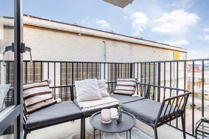 Balkong eller utsiktsbild