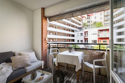 Balkong eller utsiktsbild