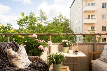 Balkong eller utsiktsbild