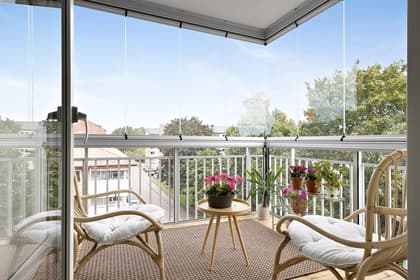 Balkong eller utsiktsbild