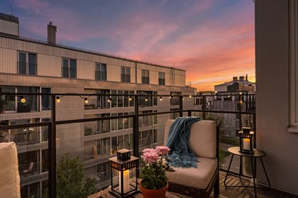 Balkong eller utsiktsbild