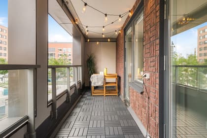 Balkong eller utsiktsbild