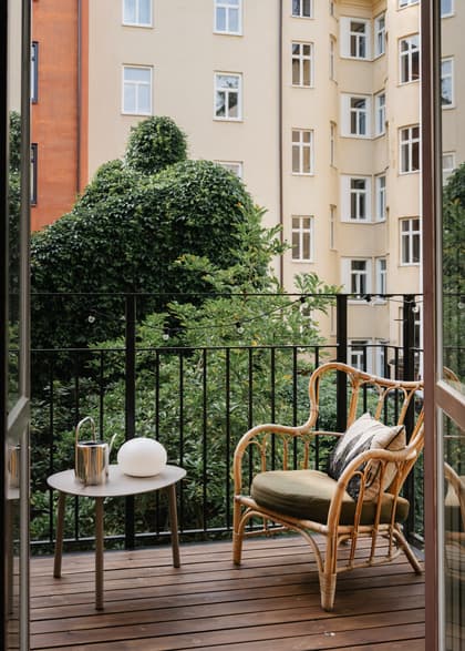 Balkong eller utsiktsbild