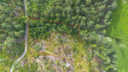 Illustrerad karta över fastigheten eller området