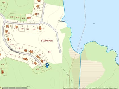 Illustrerad karta över fastigheten eller området