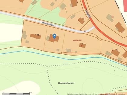 Illustrerad karta över fastigheten eller området