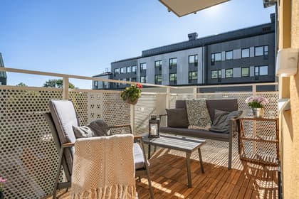 Balkong eller utsiktsbild