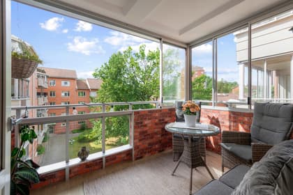 Balkong eller utsiktsbild