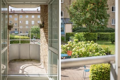 Balkong eller utsiktsbild