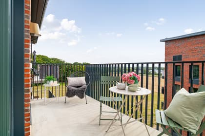 Balkong eller utsiktsbild