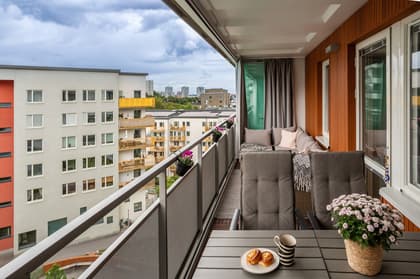 Balkong eller utsiktsbild