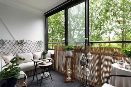 Balkong eller utsiktsbild