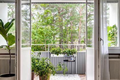 Balkong eller utsiktsbild