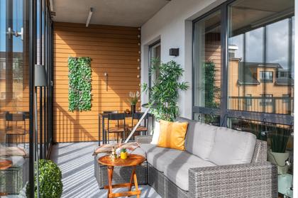 Balkong eller utsiktsbild