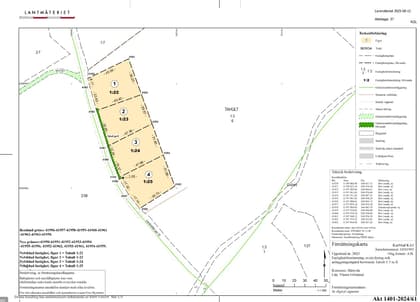 Illustrerad karta över fastigheten eller området