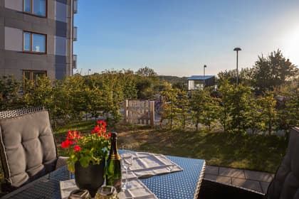 Balkong eller utsiktsbild