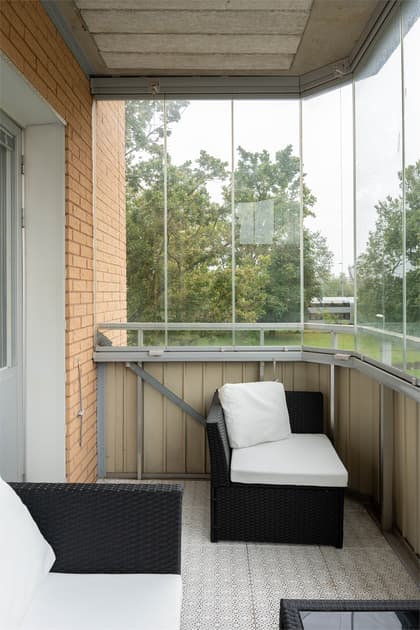 Balkong eller utsiktsbild