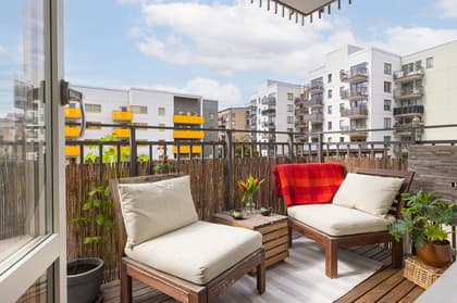 Balkong eller utsiktsbild