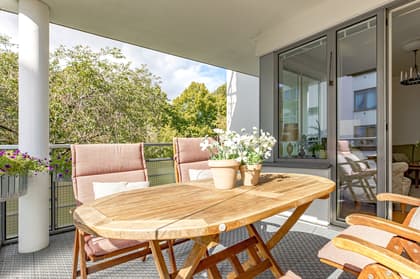 Balkong eller utsiktsbild