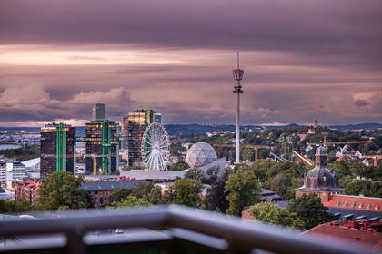 Balkong eller utsiktsbild