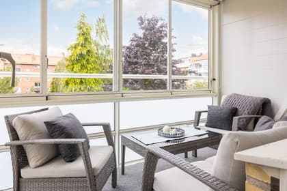 Balkong eller utsiktsbild