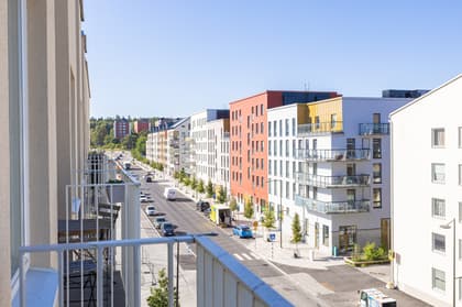 Balkong eller utsiktsbild