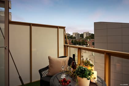 Balkong eller utsiktsbild