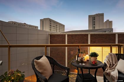 Balkong eller utsiktsbild