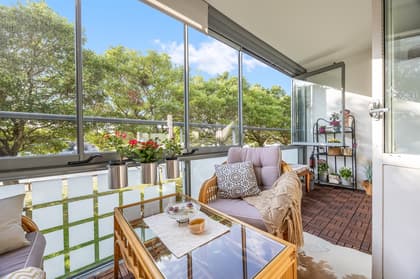 Balkong eller utsiktsbild