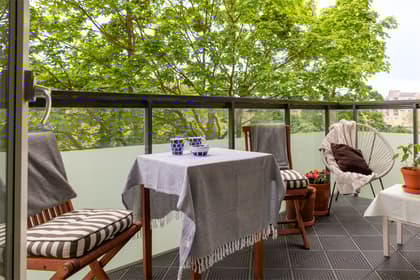 Balkong eller utsiktsbild