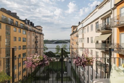 Balkong eller utsiktsbild