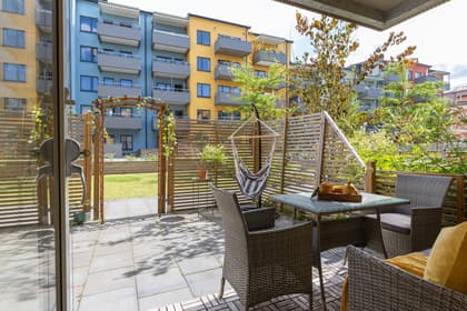 Balkong eller utsiktsbild