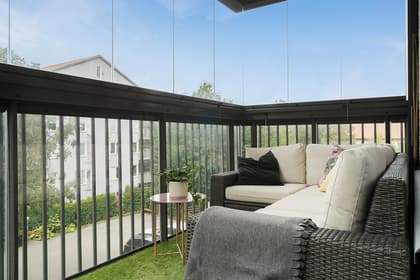 Balkong eller utsiktsbild