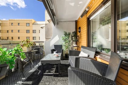 Balkong eller utsiktsbild