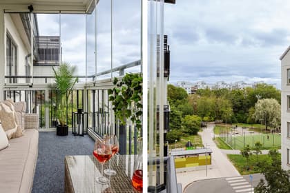 Balkong eller utsiktsbild