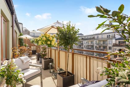 Balkong eller utsiktsbild